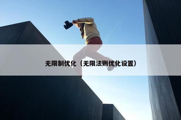 无限制优化（无限法则优化设置）