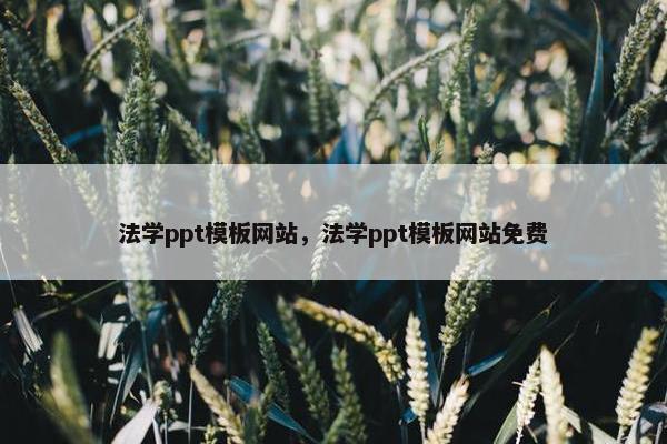 法学ppt模板网站，法学ppt模板网站免费