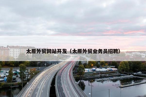 太原外贸网站开发（太原外贸业务员招聘）