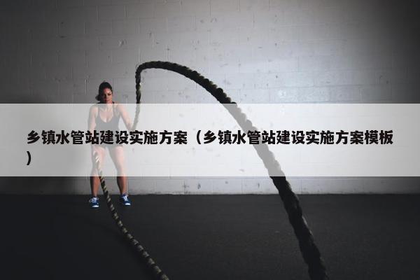 乡镇水管站建设实施方案（乡镇水管站建设实施方案模板）
