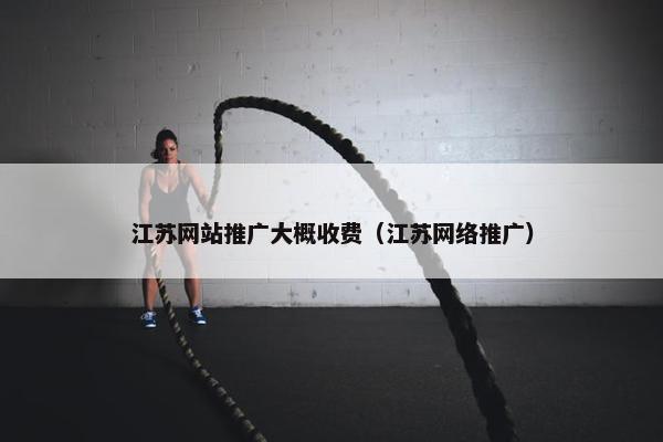 江苏网站推广大概收费（江苏网络推广）