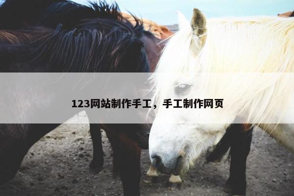 123网站制作手工，手工制作网页