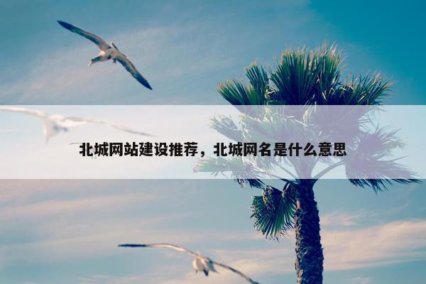 北城网站建设推荐，北城网名是什么意思