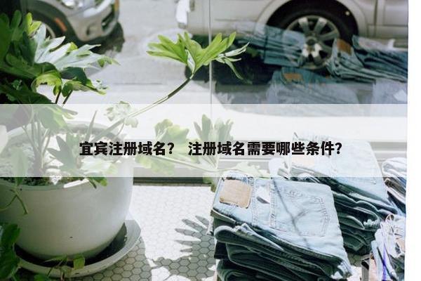 宜宾注册域名？ 注册域名需要哪些条件？