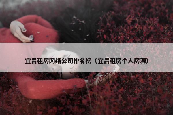 宜昌租房网络公司排名榜（宜昌租房个人房源）