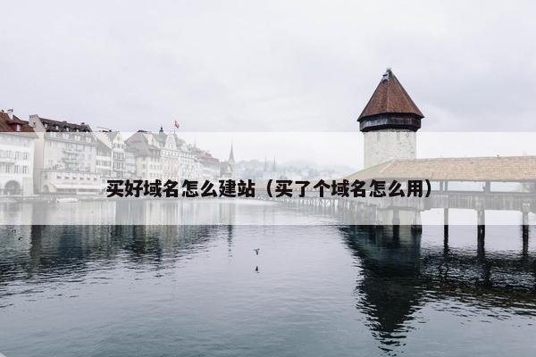 买好域名怎么建站（买了个域名怎么用）
