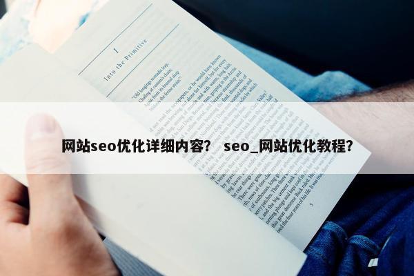 网站seo优化详细内容？ seo_网站优化教程？