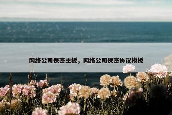 网络公司保密主板，网络公司保密协议模板