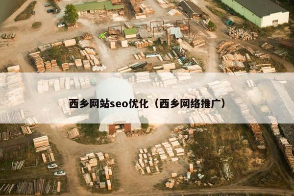 西乡网站seo优化（西乡网络推广）