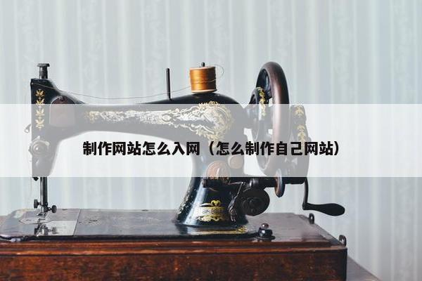 制作网站怎么入网（怎么制作自己网站）