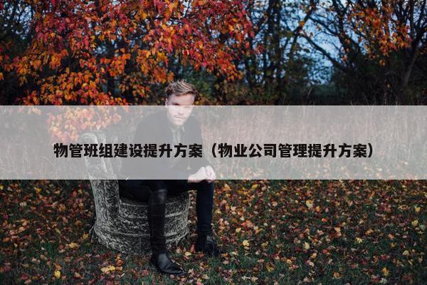 物管班组建设提升方案（物业公司管理提升方案）